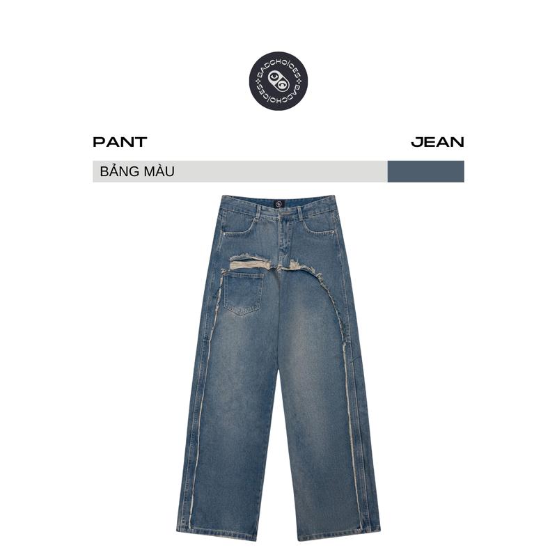Bad Choices | Quần Jean thụng Dài rách mã 08