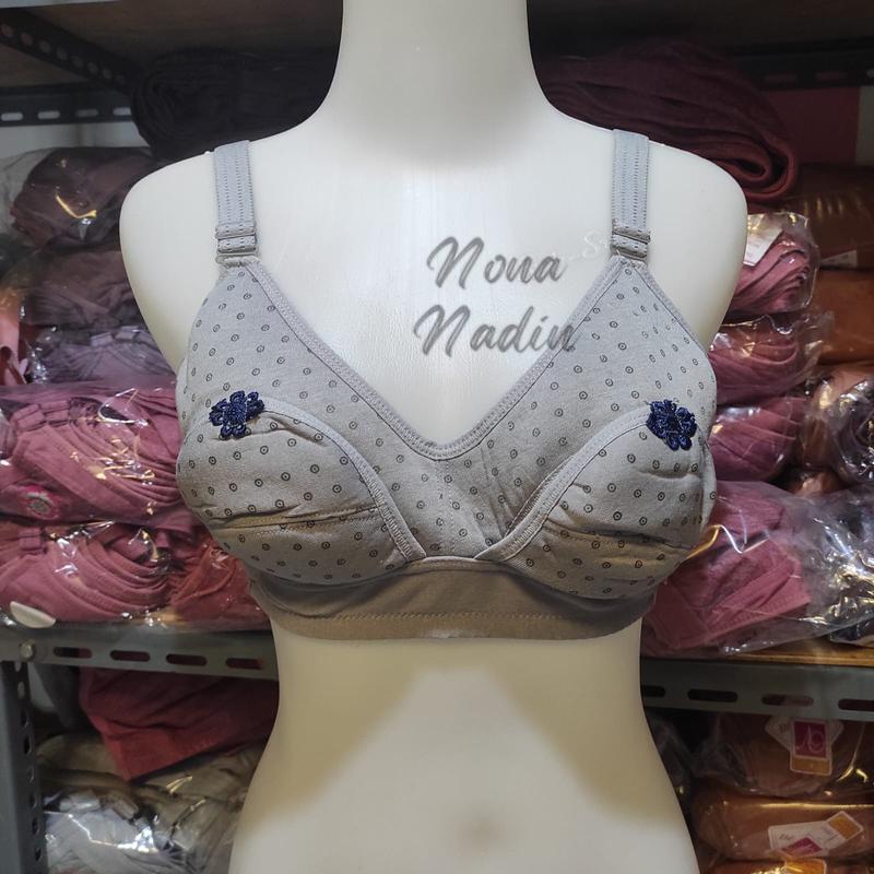 Paket isi 3 pcs BH Menyusui Tanpa Busa & Tanpa Kawat / Bra Maternity / Nursing Bra Nyaman 4