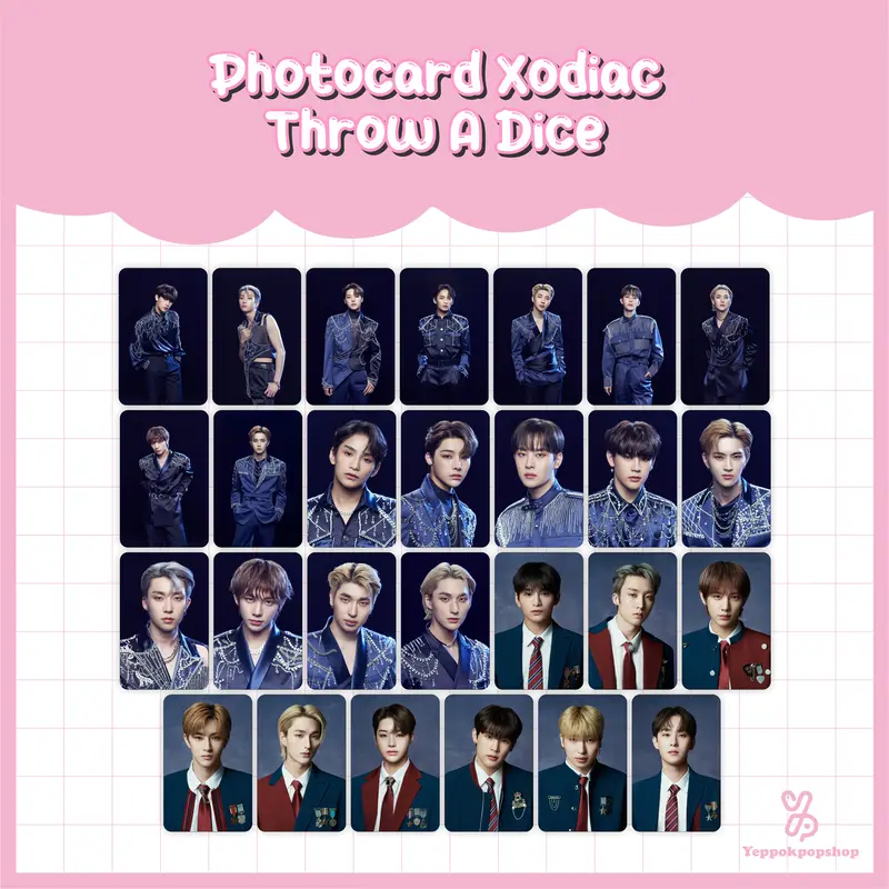 PHOTOCARD XODIAC THROW A DICE ALL MEMBER ISI 27 PCS 0