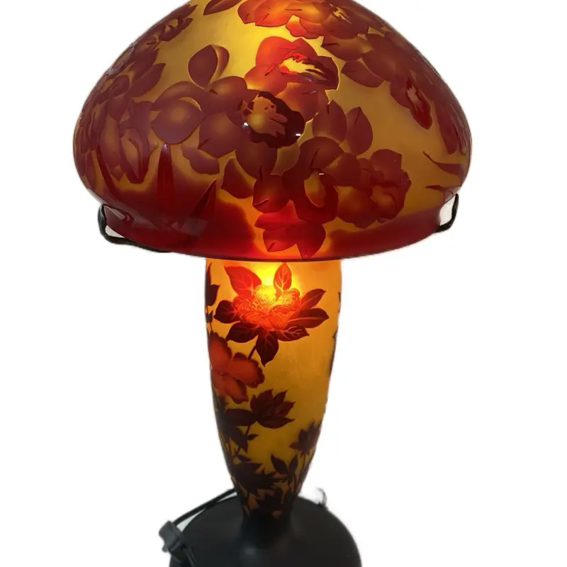 Đèn để bàn pha lê 3D Galle