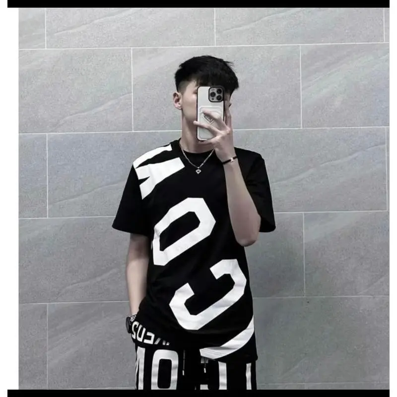 Bộ ICon Chéo To Hottrend Nam Nữ Chất Liệu Coton Dày Dặn Thoáng Mát Thiết Kế Trẻ Trung Sang Trọng