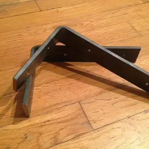 Siku besi L tebal 5mm uk 6 x 10 untuk ambalan braket lebar 2,5cm