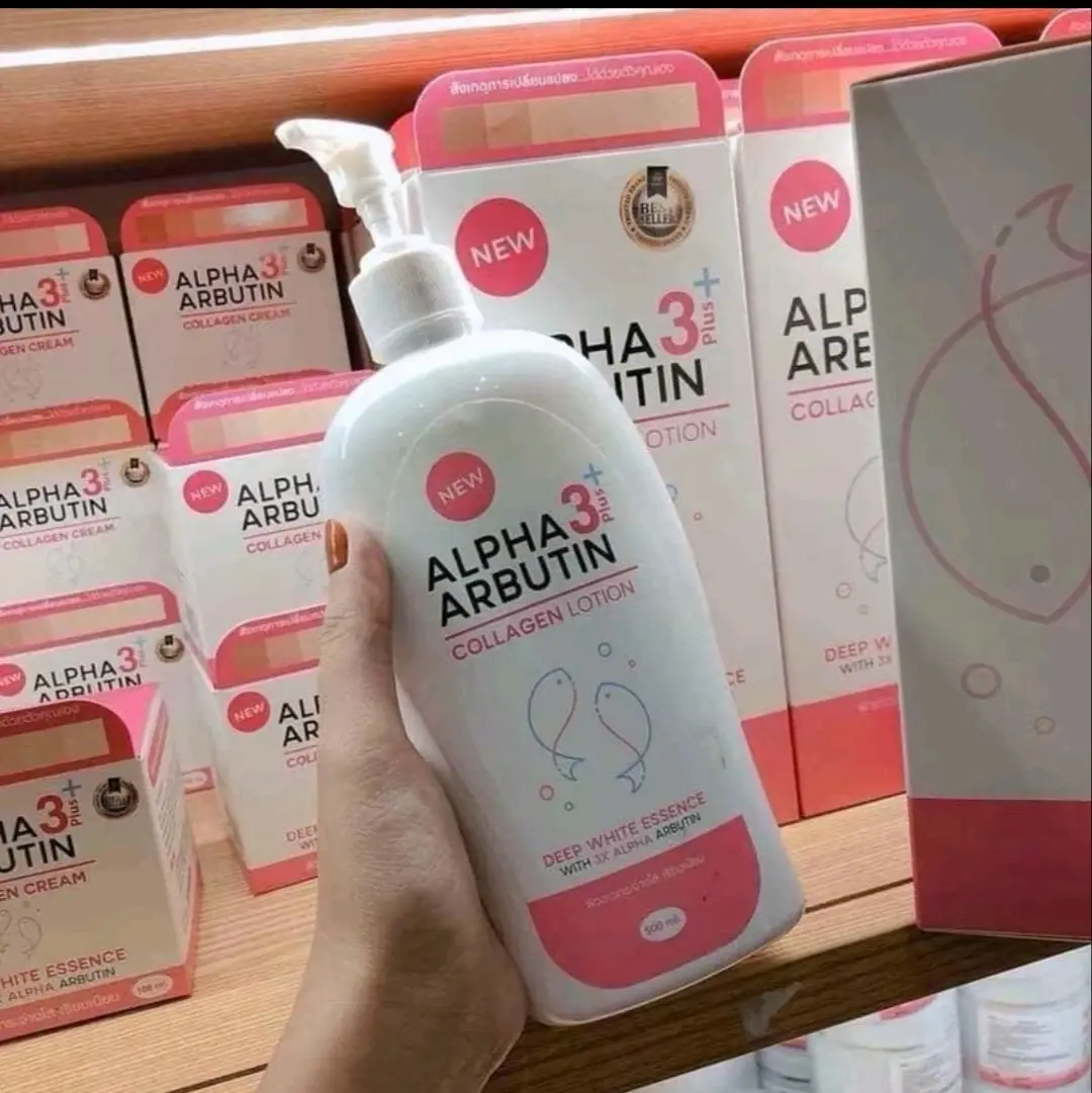 Sữa dưỡng thể body Anfa Abutin 3 PLUS + Collagen  Precious skin _ Chai 500ml lotion dưỡng body