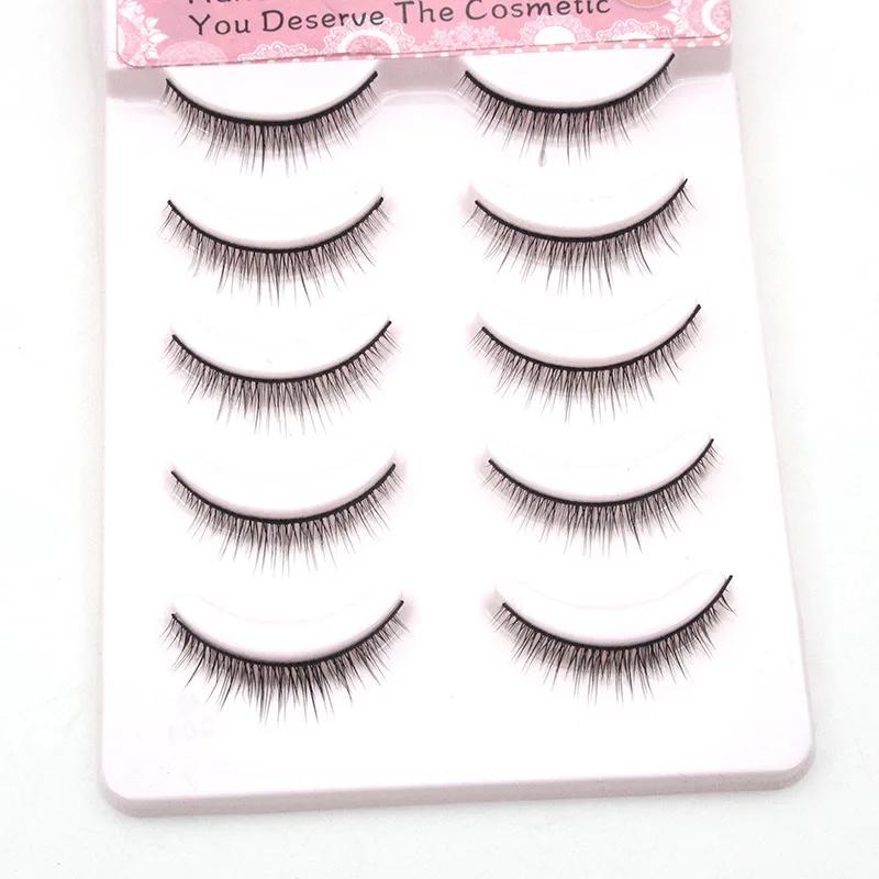 Product Introduction of 5B-2 False Eyelash Makeup Cosmetics Make-up for Women False Eyelashes Cosplay Fan Beauty Makeup Tools Manga Lashes Eyelashes 17