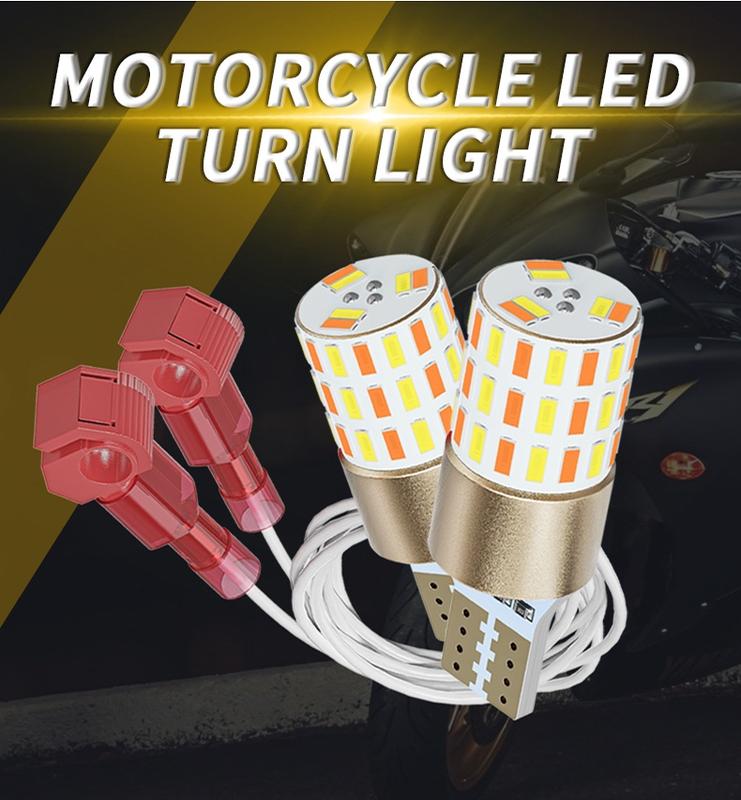 Product Introduction of Lampu Isyarat Motosikal, 2PCS, Mentol LED Isyarat Belok T15, Lampu Motosikal W16W, Lampu Lebar, Sesuai untuk Tempat Letak Kereta dan Undur, Lampu Mentol Canbus Kabus Warna, Aksesori Pencahayaan 14
