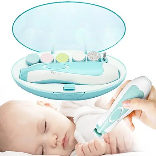 Máy mài móng tay cho bé sơ sinh tặng kèm pin tự động dừng khi chạm da