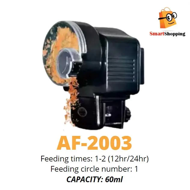 Automatic Fish Feeder Aquarium top adjustable  AF-2003 AF-2005 Digital tropical fish food auto feeder 6 months warranty