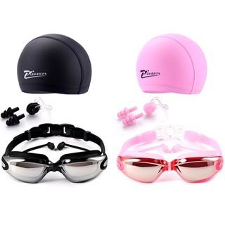 Combo Kính Bơi, Mũ Bơi kèm bộ bịt tai mũi dành cho cả nam và nữ Phụ Kiện bơi