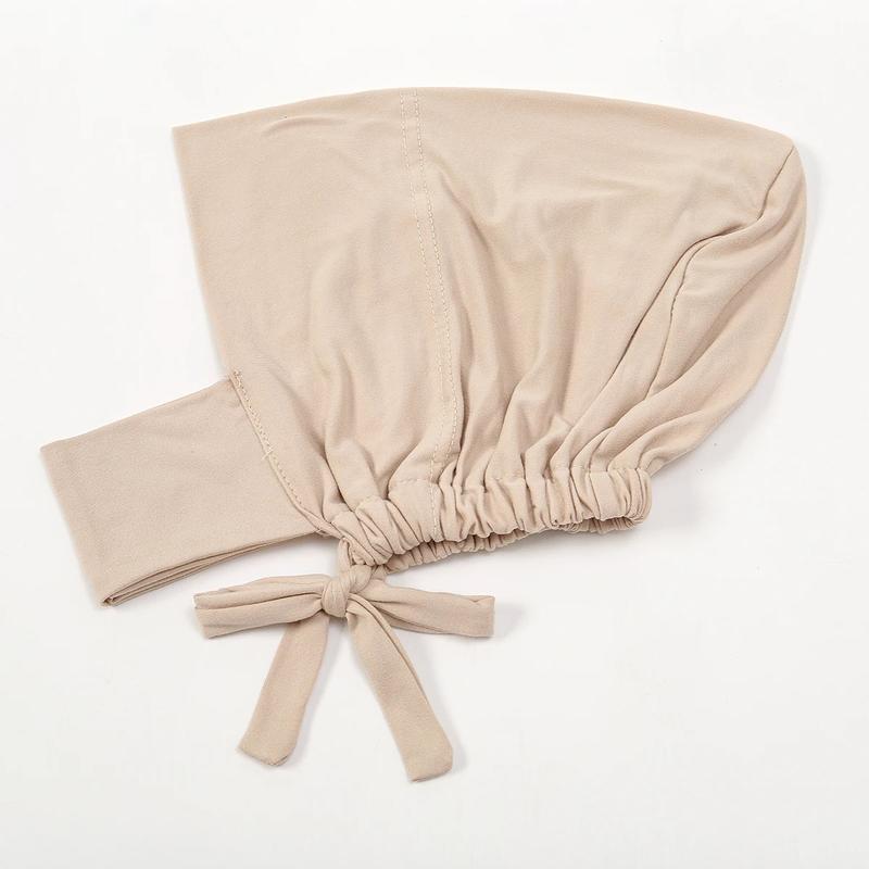 Product Introduction of Muslim Inner Cap Hijab For Women Solid Underscarf Hijab Undercap Scarf Turban Hat Islamic Muslim Hijabs Ready To Wear Headcover 10