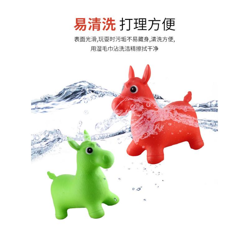 Product Introduction of Unicorn Jumping Vaulting Horse Children's Riding Jumping Horse Inflatable Mount 3 To 6 Years Old Baby Infants Can Sit On A Toy Horse 20