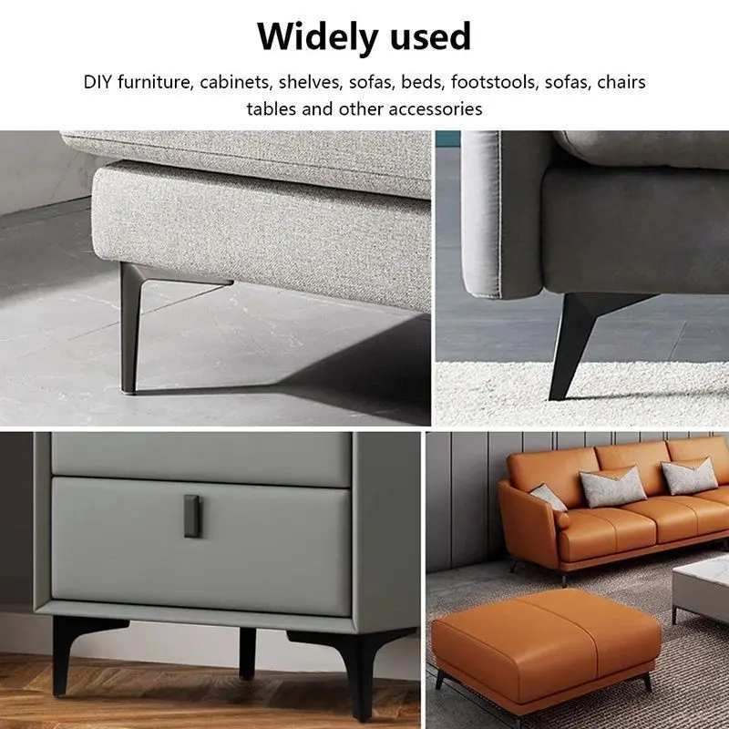 10/15cm Kaki Sofa Besi Model T Siku 10 cm Bukan Kaki Sofa Stainless Plastik 90 Derajat Gaya minimalis 1