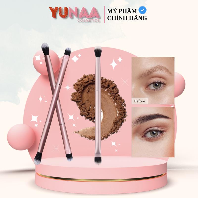 [Y173] Cọ Trang Điểm Đánh Mắt, Cọ Phấn Tạo Khối 2 Đầu - Đa năng độ chính xác cao