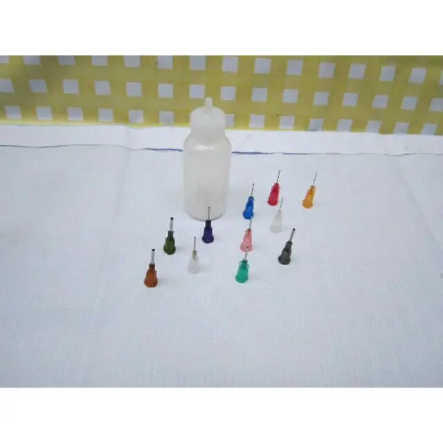 BOTOL APLIKATOR HENNA 11 JARUM DAN 15 JARUM