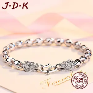 JDK Gelang Kepala Naga Perak 925 Untuk Pria Bracelets