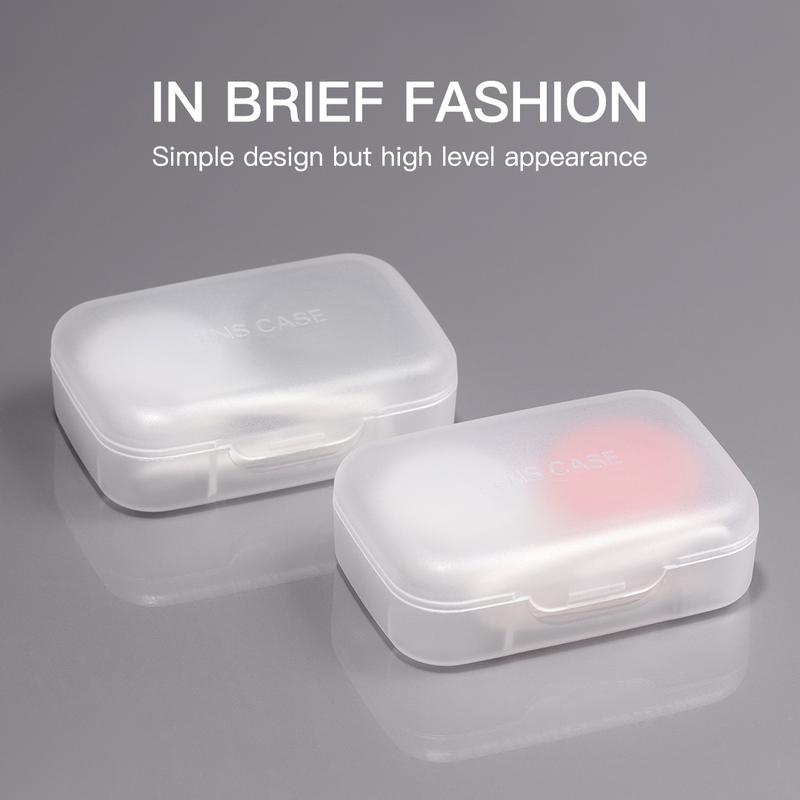  【GOOD&COD Hộp Đựng Kính Áp Tròng Có Khay Đơn Đựng Lens Trong Suốt Và Bộ Dụng Cụ Đa Năng Thuận Tiện Mang Đi Du Lịch 