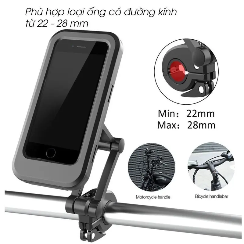 Giá đỡ điện thoại xe đạp xoay 360 độ chống nước Phụ Kiện 2