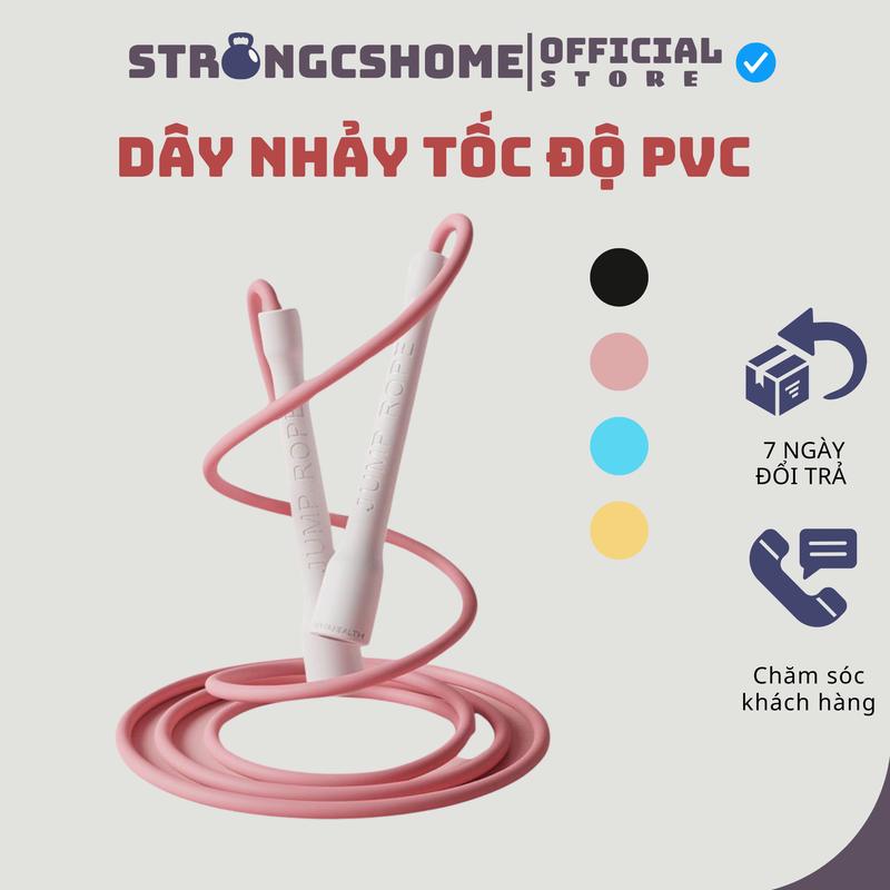 Dây Nhảy Tốc Độ PVC 6mm Strongcshome Tập Thể Lực Tập Luyện Cadio sp133