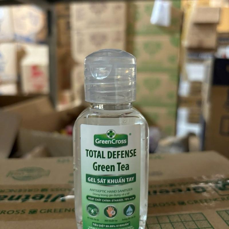 ￼Dung dịch rửa tay , Xịt GREEN CROSS Hương Tự Nhiên , Hương Trà Xanh. 100ml , 70ml , Gel 60ml Trà Xanh 3