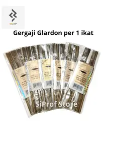 Mata Gergaji Emas Glardon Cap Ikan No.0, 1, 2, 3, 4,  2/0, 3/0 dan 4/0 per ikat