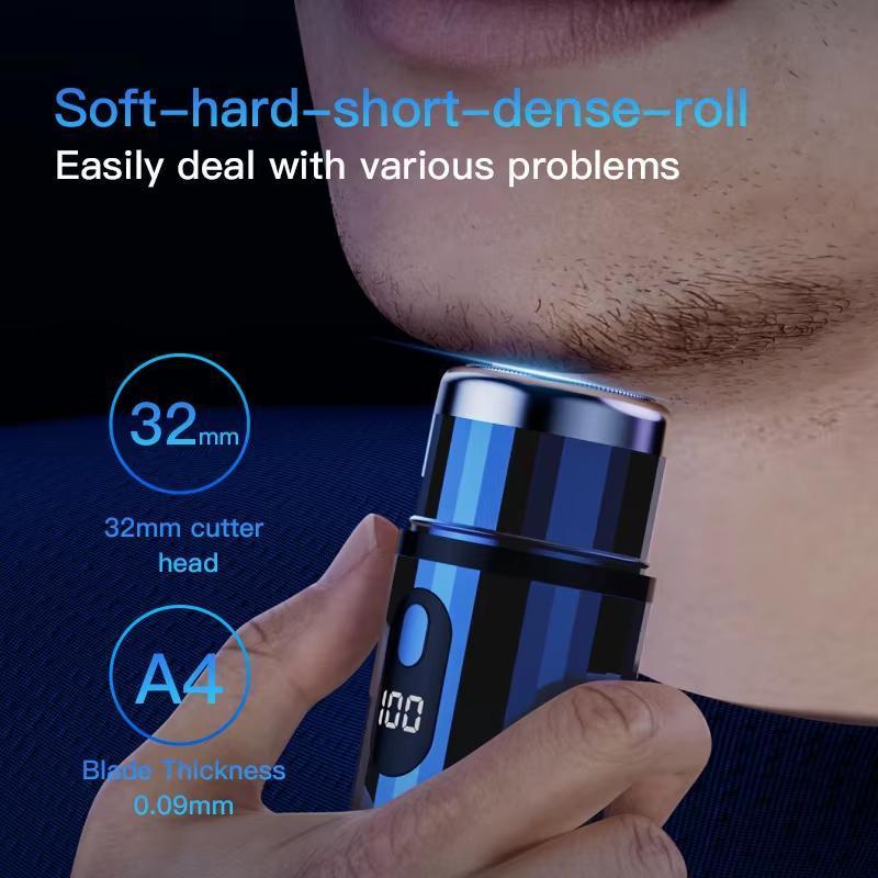Shaver Powerful Floating Travel Shaver Grooming Kit Men Electric Shaver Body Shaver Shaving Machine Suitable for All Skin Types 2
