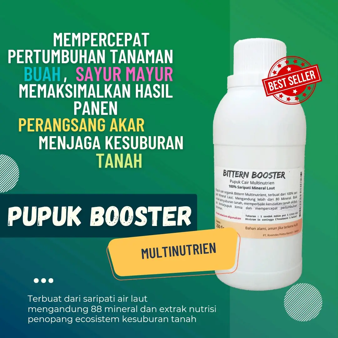Pupuk booster Organik Cair Tanaman buah dan sayur