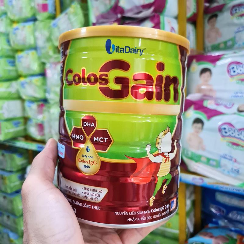 [Có Quà] Sữa Colosgain cho bé lon 800g của VitaDairy