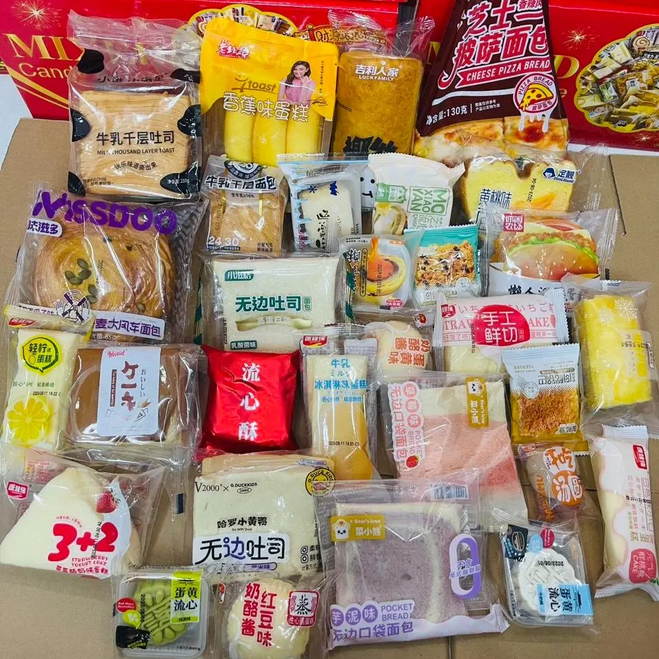 Thùng 0,5kg bánh mix Đài Loan (8-11 cái), ngày in trên bánh là ngày sản xuất, hạn dùng từ 3-6 tháng