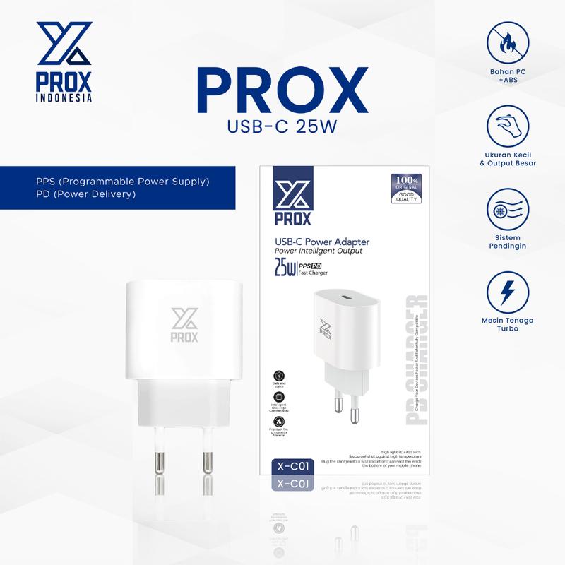 PROX Adapter Charger PPS PD USB-C 25W X-C01 1