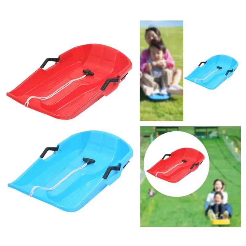 Xe Trượt Tuyết Cho Trẻ Em, Xe Trượt Tuyết, Toboggan, Thực Dụng, Có Tay Cầm Dây Thừng, Thể Thao Ngoài Trời, Bảng Trượt Tuyết Xe Trượt Tuyết, Trượt Cỏ 4