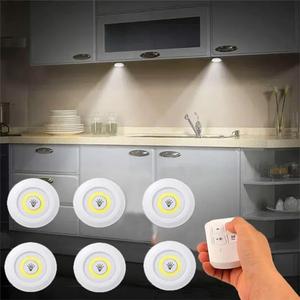 Adjustable LED Strip Light for Under Cabinet with Remote Control Battery Powered LED Closet Light Closet Bathroom Lighting Night Light
