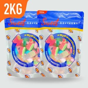 2KG Classic Fizzy & Jelly Sweet Candy Mix