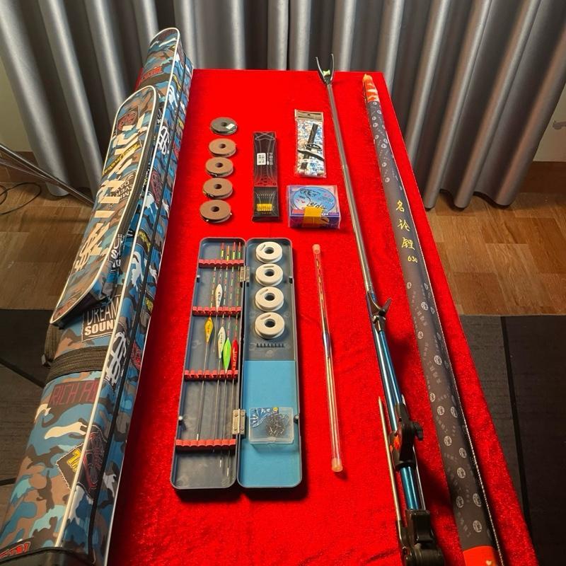 Bộ Cần Câu Cá Đầy Đủ - Kèm Cần Câu 8H 6m3 - Bao đựnġ Cần - 5 Phao Ngày - 1 Phao Điện - Cuộn Cước 100m - Dây Cuốn Cần - Hộp Phao Xanh - 5  Trục Buộc Sẵn -  Gác 2m1 ultra mập - Thẻo Cước  BKK - Phao Điện Kèm Pin - Bộ Đầy Đủ Câu Cá Giải Trí Cho Mùa Hè Này.