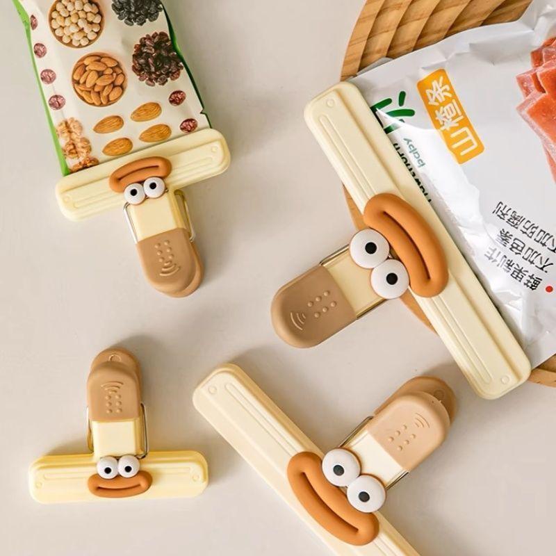 Klip Pengedap, Reka Bentuk Comel dan Universal, Kuat untuk Makanan, Sesuai untuk Kerepek, Kekal Kering, Sesuai untuk Susu dan Makanan Ringan, Saiz Besar, Dikumpul oleh 10,000 Orang 4