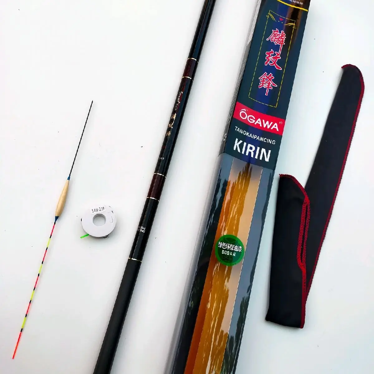 Joran Tegek Ogawa Kirin 300 360 450 630 720 carbon  Kuat Siap Pakai banyak bonus Pancing