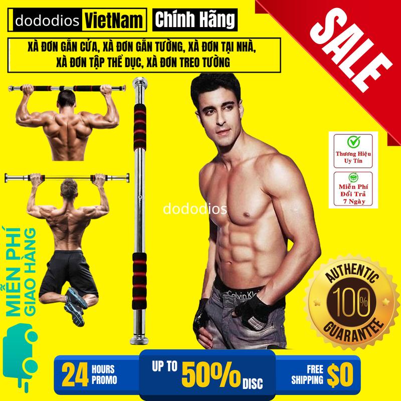 Xà Đơn Gắn Cửa, Xà Đơn Gắn Tường, Xà Đơn Tại Nhà, Xà Đơn Tập Thể Dục, Xà Đơn Treo Tường, Xà Đơn Tăng Chiều Cao, Xà Đơn Xà Kép Đa Năng - Hãng Dododios Đu  Xà