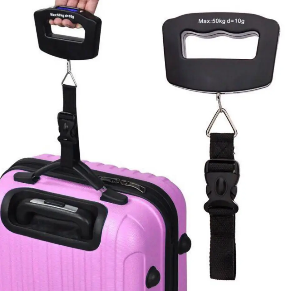 Mini Portable Electronic Digital Luggage Weighing Scale Travel Weighing Hanging Scales Portable Scal