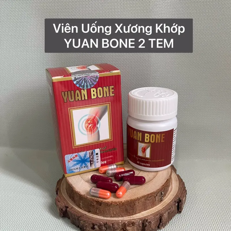 (Combo 5 hộp) Viên uống xương khớp Yuan Bone hộp 40 viên daukhop 0