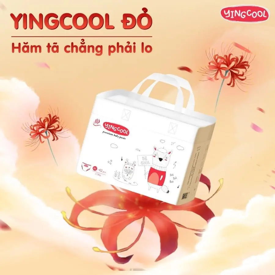 Combo 02 BỊCH BỈM YINGCOOL thường CHO BÉ SZNB64/SD60/MD56/MQ50/L48/XL44/XXL42/3XL40