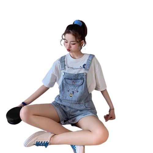 Yếm Short Jean Nữ OBOKFASHION Yếm Bò Đùi Nữ Co Giãn Nhẹ Phong Cách Thời Trang Hàn Quốc YSJN021 Pants Quần
