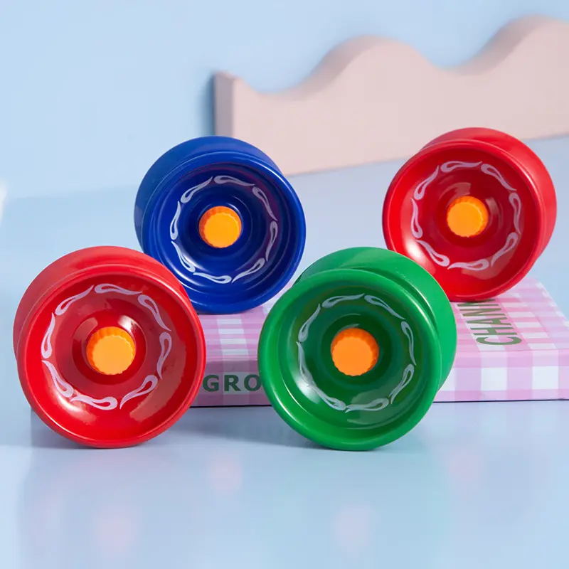 Yo-Yo, Chất Liệu Hợp Kim, Bóng Yo-Yo Kim Loại Quay, Đồ Chơi Điều Khiển Dây, Thích Hợp Cho Bé Trai Toy 2