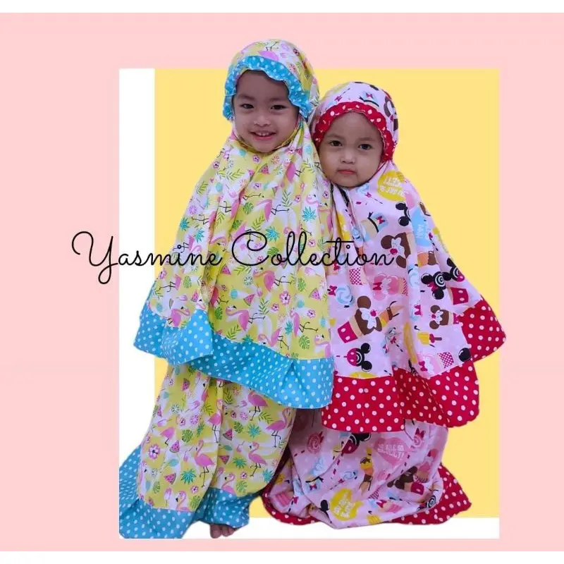 BISA COD MUKENA ANAK 2-6 THN BISA PILIH MOTIF / MUKENA KARAKTER 2-6 THN GROSIR DAN ECER Muslim Panjang 1