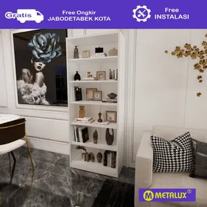 [ BELANJA PUAS ] METALUX KARIYA - Lemari Pajangan Besi | Steel Rack Display