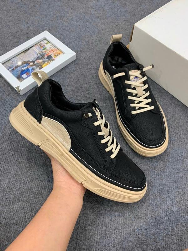 Giày sneaker nam da nappa dây thông minh co giãn đế cao su đúc tăng chiều cao 4 cm Đế Bằng