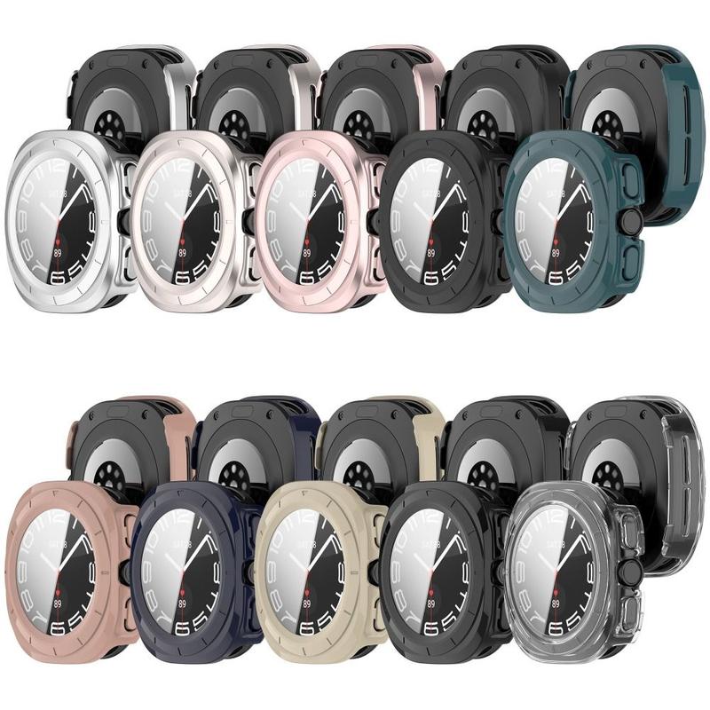 Product Introduction of Hard PC+Tempered Protective Case Anti-Scratch Smart Watch Screen Protector Full Coverage Accessories Cover Shell for Samsung Galaxy Watch Ultra 47MM 13
