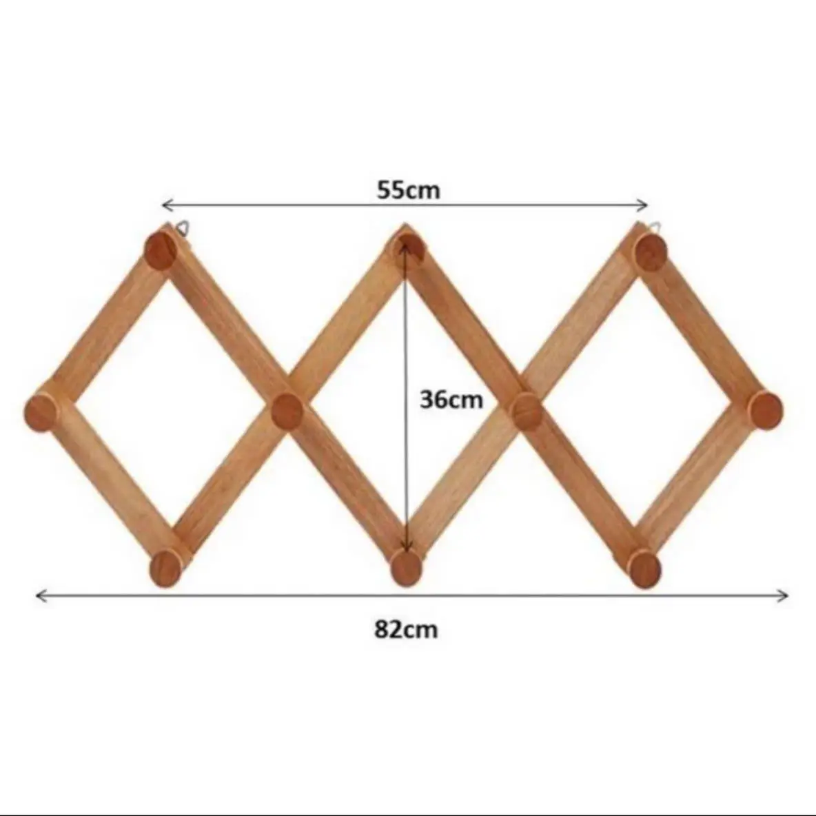Móc xếp treo tường treo quần áo mũ bảo hiểm hoạ tiết phi 28 chắc chắn lắp dễ dàng