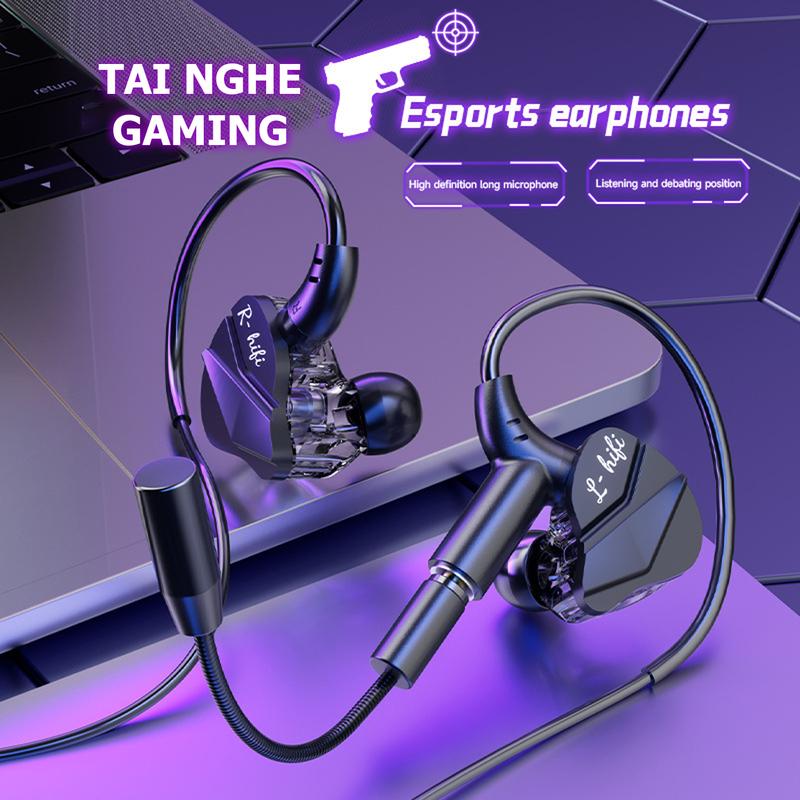 Tai Nghe Chơi Game G62 Mới Loại C Điện Thoại Trong Tai Kỹ Thuật Số Điều Khiển Cáp Máy Tính Có Micro Tai Nghe Có Dây Âm Trầm Nặng Thích Hợp Cho iPhone 15 16 Và Điện Thoại Android