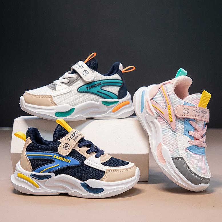 Giày thể thao bé trai bé gái phong cách Hàn Quốc Mẫu Mới đế êm thoáng khí Giày học sinh đi học đi chơi leo núi tập thể dục thể thao Giày bé gái bé trai thời trang đế chống trơn trượt TH159 