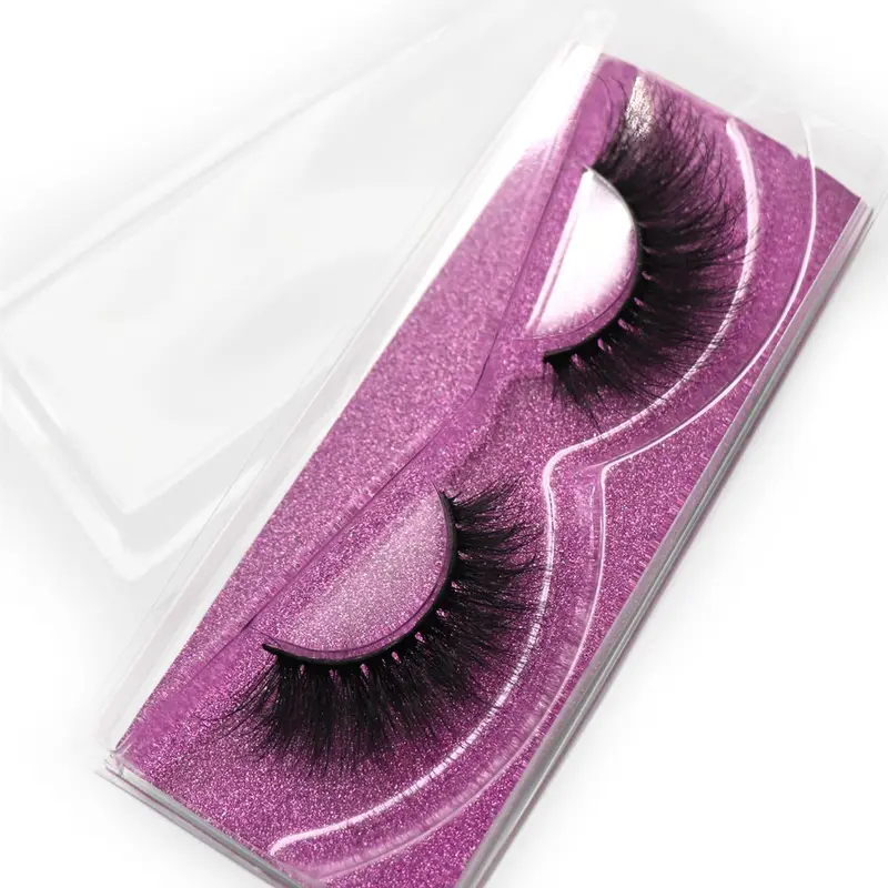 Long False Strip Lashes, 1 Pair Wispy Cat-Eye Look Faux Eyelashes, Natural Look Eyelash Extensions, Volumized Eyelashes for Eye Makeup 5