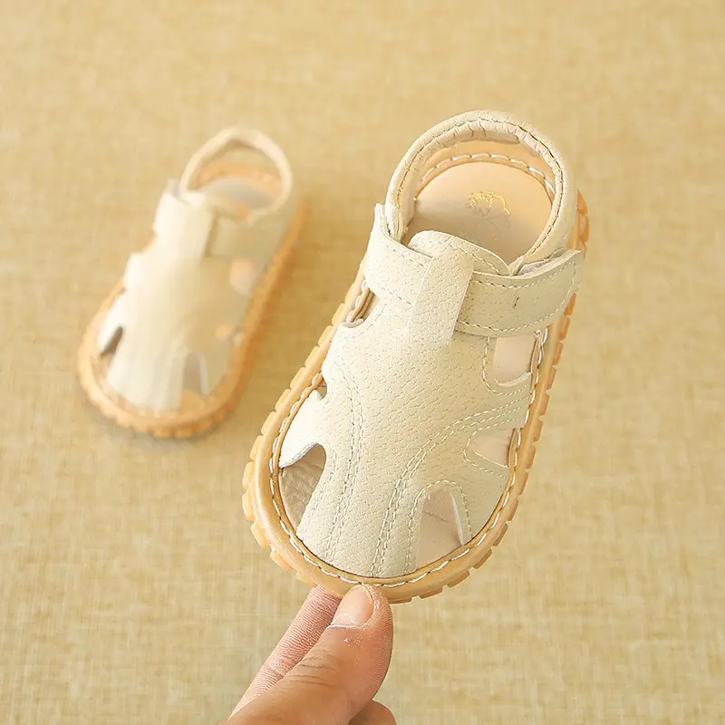 Xăng Đan  Nam Nữ Cho Bé 0-1-2 Tuổi Tập Đi Giày Đế Mềm chống Trơn Trượt Hè 2024 Sandal Dép Sandal Voi 2