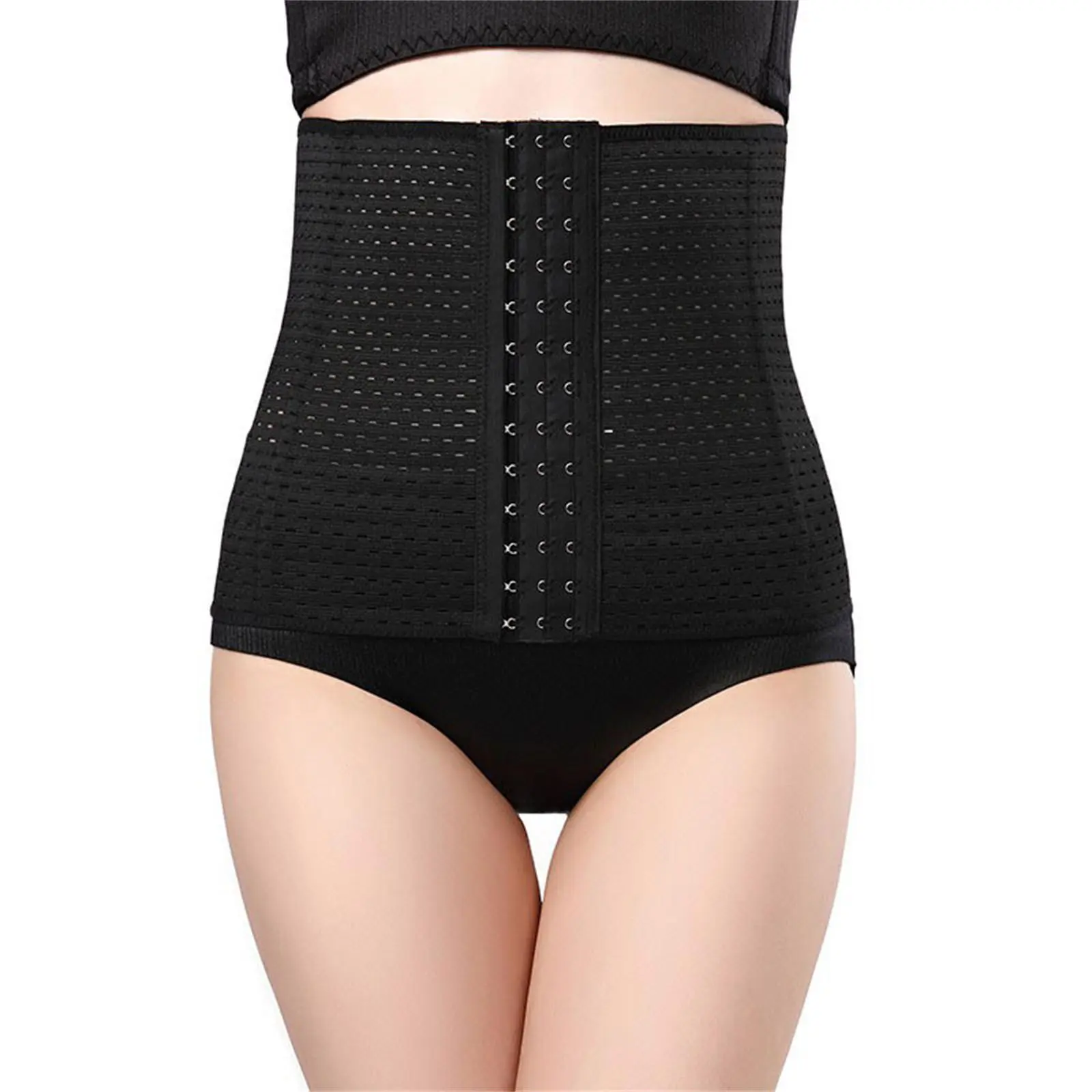 Ladies Hollow Corset Belt Postpartum Belly Belt Girdle Waist Clip Corset Body Shaper